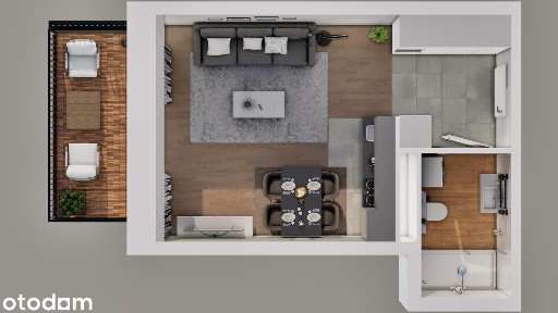 Nowa kawalerka| Nowe osiedle| Balkon| Bez pośredników