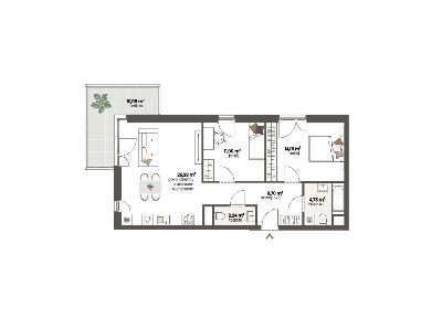NAROŻNY BALKON / Piękny układ / Można obejrzeć!