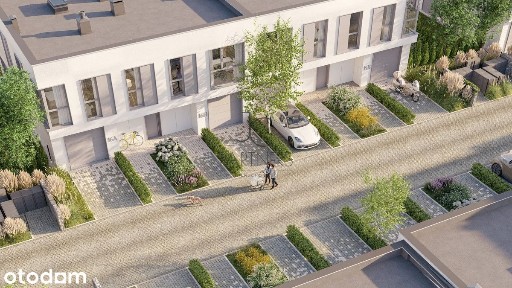 Nowoczesny segment z ogrodem 120,89 m² Gocław