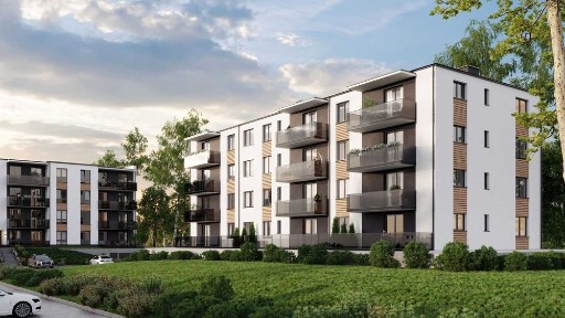 Mieszkanie deweloperskie 1 piętro, winda 49,67 m2 Kętrzyn Limanowskiego 23 B