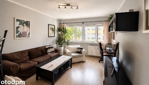 2 niezależne pokoje + jadalnia, 48 m², winda, balkon, BEZ PROWIZJI