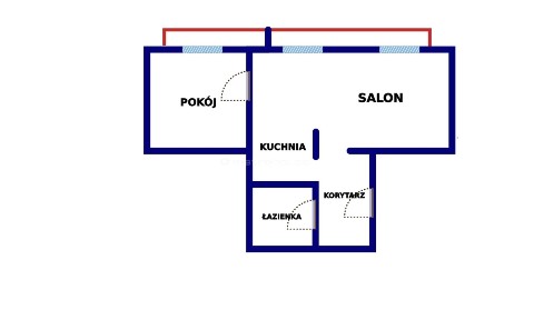49 m², 9. piętro 2 balkony