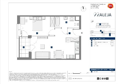 2-pokojowe mieszkanie 42m2 + loggia Bez Prowizji