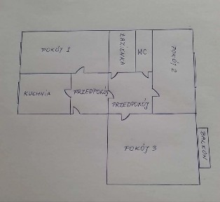 Mieszkanie własnościowe 3 pokoje, 64m2, Kopernika, 1 piętro, winda