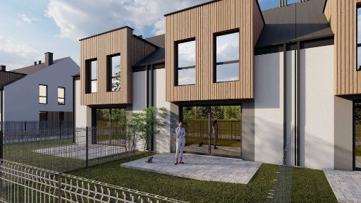 Nowy dom w zabudowie szeregowej z garażem 135m2 w Radzyniu Podlaskim