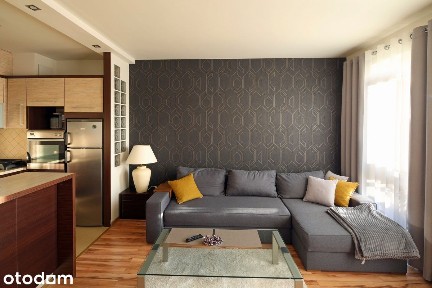 Umeblowane 2 pokoje 44 m² | balkon | blisko centrum od października