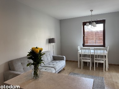 3 pokojowe mieszkanie z dużym tarasem i ogródkiem - 50m2 [REZERWACJA]