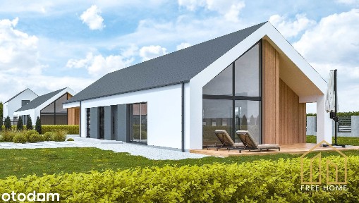 NOVA 8 - Dom Nowoczesna Stodoła 147,36 m² działka 1 217 m²