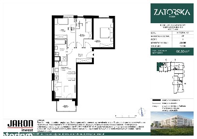 4-pokojowe mieszkanie 66m2 + balkon Bezpośrednio