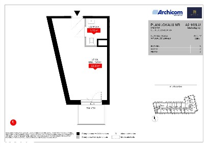Lokal blisko AGH, PK, UJ i UR | 27.32 m2