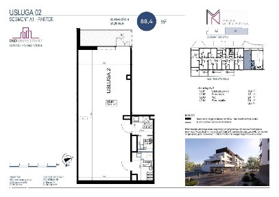 *** PARK MIELECKA *** Lokal usługowy, parter 97 m2
