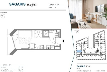 Nowoczesny apartament na Kępie Mieszczańskiej | Mieszkanie 418