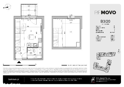1-pokojowe mieszkanie 36m2 + balkon