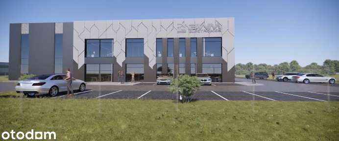 Działka usługowo-produkcyjna z pozwoleniem na budowę - gotowy projekt