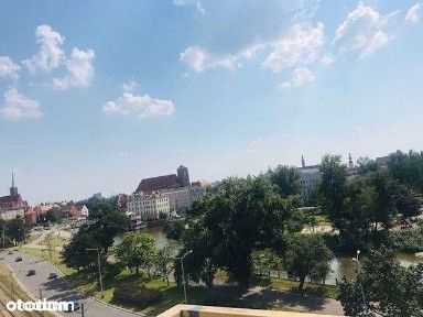 Wrocław Centrum 3 pokoje; widok na Ostrów;Parking
