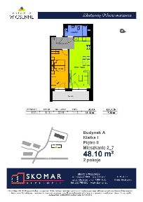 2-pokojowe mieszkanie 48m2 Bez Prowizji