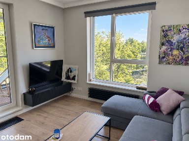 3 pokoje z balkonem | Wilanów | widok na zieleń