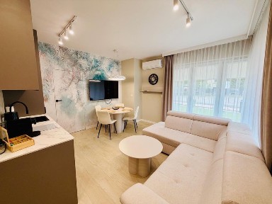 Mieszkanie nad jeziorem Kisajno z jedną sypialnią 50m2