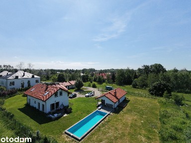 Wyjątkowy dom z basenem, sauną i jacuzzi | 3000 m² działki | Czosnów