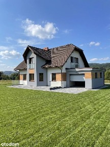 Przestronny nowy dom z widokiem - Krzeszów (188 m² | Działka 20 arów)