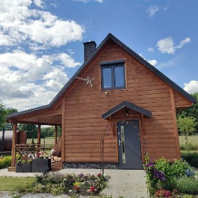 domek całoroczny z Sauną i jacuzzi nad jeziorem Rotcze
