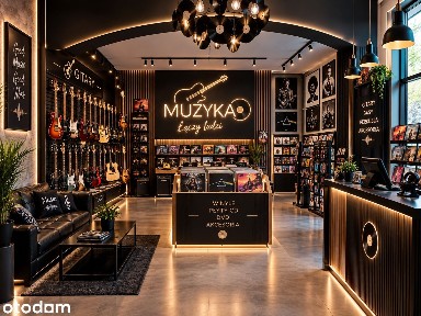 SKLEP MUZYCZNY Z PŁYTAMI WINYLOWYMI.