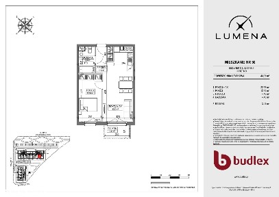 2-pokojowe mieszkanie 43m2 + balkon Bez Prowizji