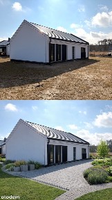 Nowoczesny Dom pod lasem Żdżary Goleniów parterówka 699 000