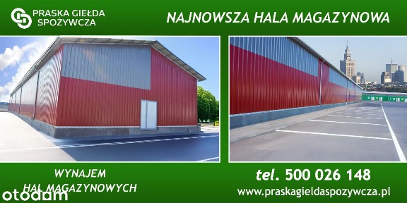 Wynajem Hali Magazynu Chłodni Mroźni (72m2)