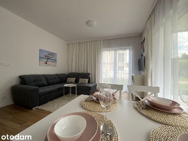 całoroczny APARTAMENT z ogrodem w otulinie LASU