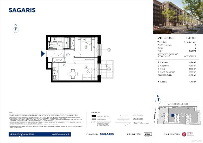 2-pokojowe mieszkanie 42m2 + balkon