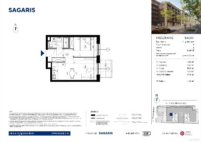 2-pokojowe mieszkanie 42m2 + balkon