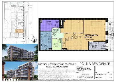 Przestronne Mieszkanie Polna 18 Residence | M04
