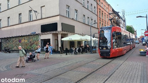 Narożny lokal użytkowy - atrakcyjna lokalizacja na deptaku w Chorzowie