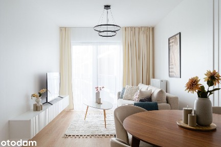 Świeżo wykończone 2-pokojowe mieszkanie | Balkon | Bez prowizji