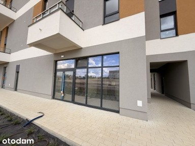 LOKAL USŁUGOWY NA WYNAJEM LUBLIN, FELIN 102 M2, NOWY BUDYNEK