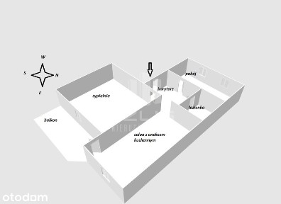 3 POKOJE | 45,3 m² | BALKON | PIWNICA | IŁAWA