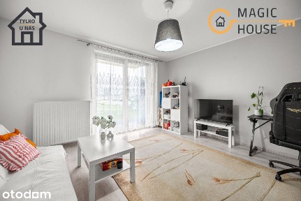 3 pokoje z ogrodem 42 m² | 13 min pieszo do Pkp