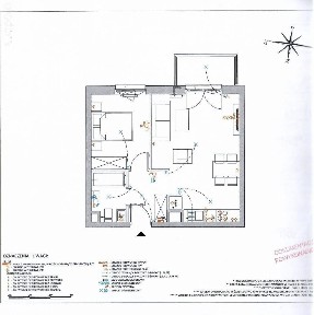 Przytulne mieszkanie 43,4 m2 | 2 pokoje | balkon | garaż