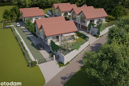 Bliźniak z garażem i klimatyzacją w mieście