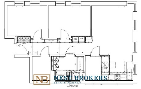 3 lub 4 pokoje I 9m balkon | 76,41 m² | Cystersów