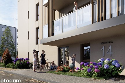 Nowy budynek, 2 pokoje 41 m2, DUŻY balkon, POZNAŃ GÓRCZYN