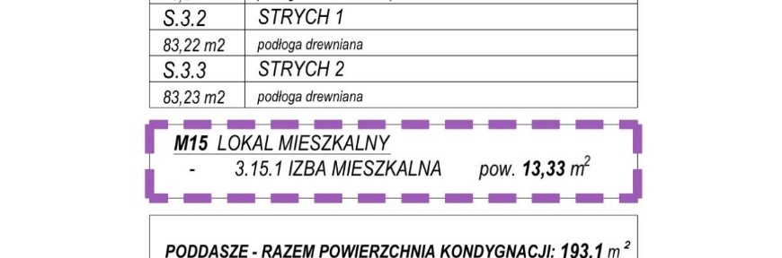 Poddasze w kamienicy w Katowicach - Przelotowa
