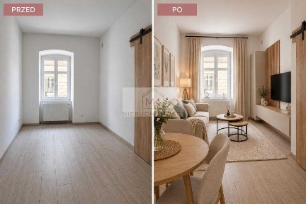 Mieszkanie 44 m² | 2/3 pokoje | Parter | Centrum Brzegu