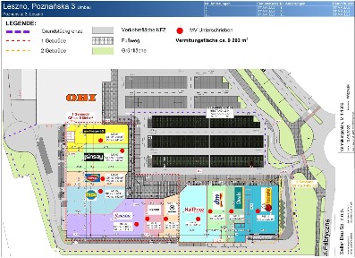 Lokal użytkowy do wynajęcia 1482 m², Leszno ul. Poznańska 3