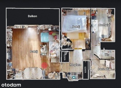 2 pok, spółdzielcze własnościowe, balkon