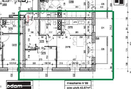 Nowe 2- lub 3-pokojowe mieszkanie 43,67 m² | Olsztyn Jaroty, Boenigka