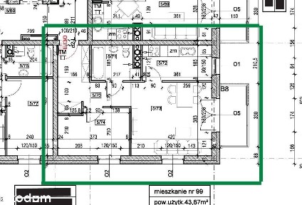 Nowe 2- lub 3-pokojowe mieszkanie 43,67 m² | Olsztyn Jaroty, Boenigka