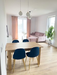 3pokoje z garderobą do wynajęcia, bepośrednio, 64m2 przy lesie