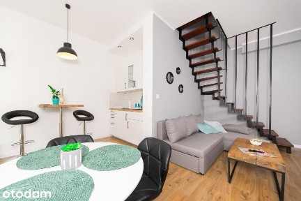 ul. Starowiślna | 49m2 | 3-pokojowe, dwupoziomowe mieszkanie